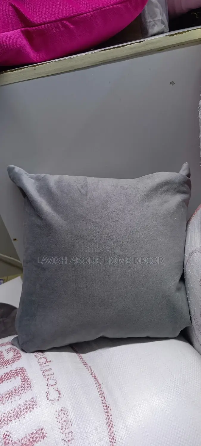 Grey Throw Pillow Case Cover 45 by 45cm 18by18inch