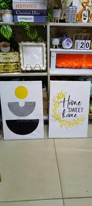 A3 Geometric Canvas Wall Art