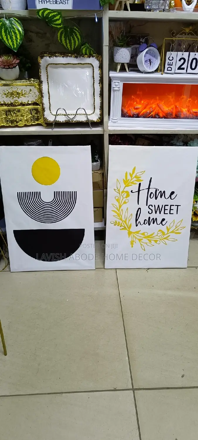 A3 Geometric Canvas Wall Art