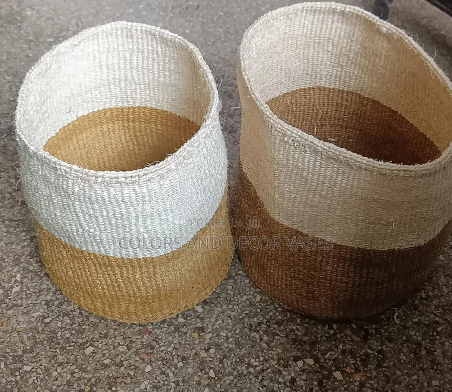 Baskets Sisal Handmade Inches 8- 14