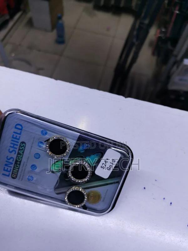 Galaxy S24 Plus Camera Lens Protector Glitter Bling Individu - thumbnail 3