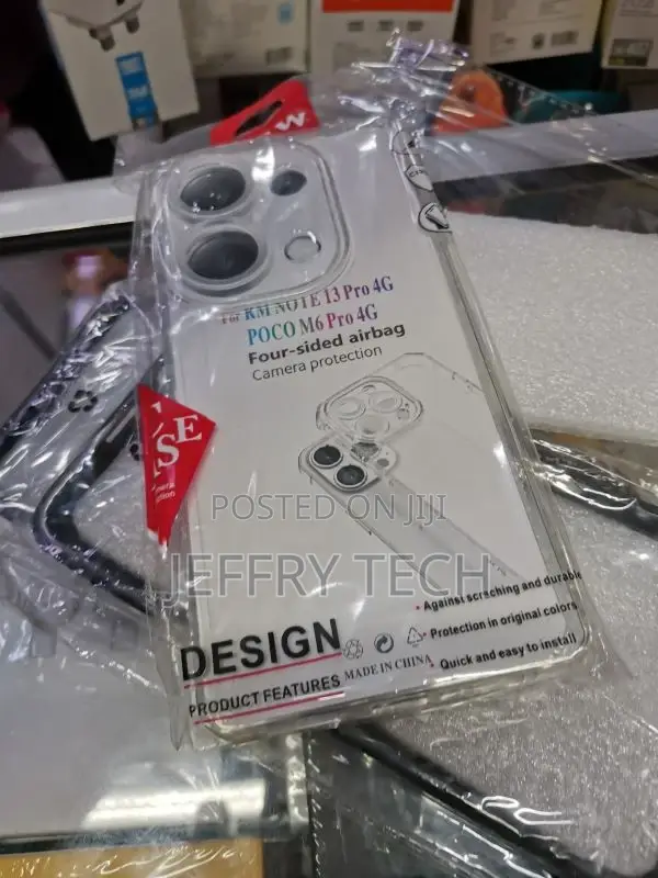 Redmi Mi Note 13 Pro 5G Back Cover Case | Raised Bumps For