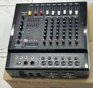Max Powered Mixer/Amplifier 6channel With Usb Bluetooth