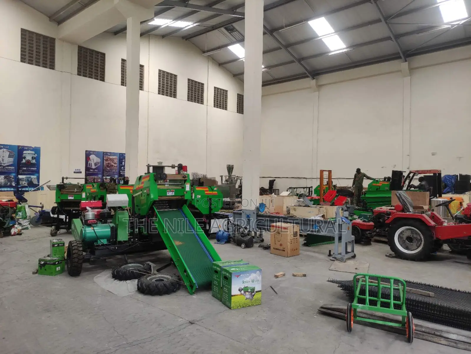 High Efficiency Round Hay Baler