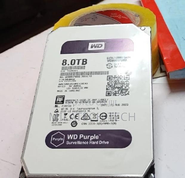 8TB Surveillance Hard Disk Drive Purple