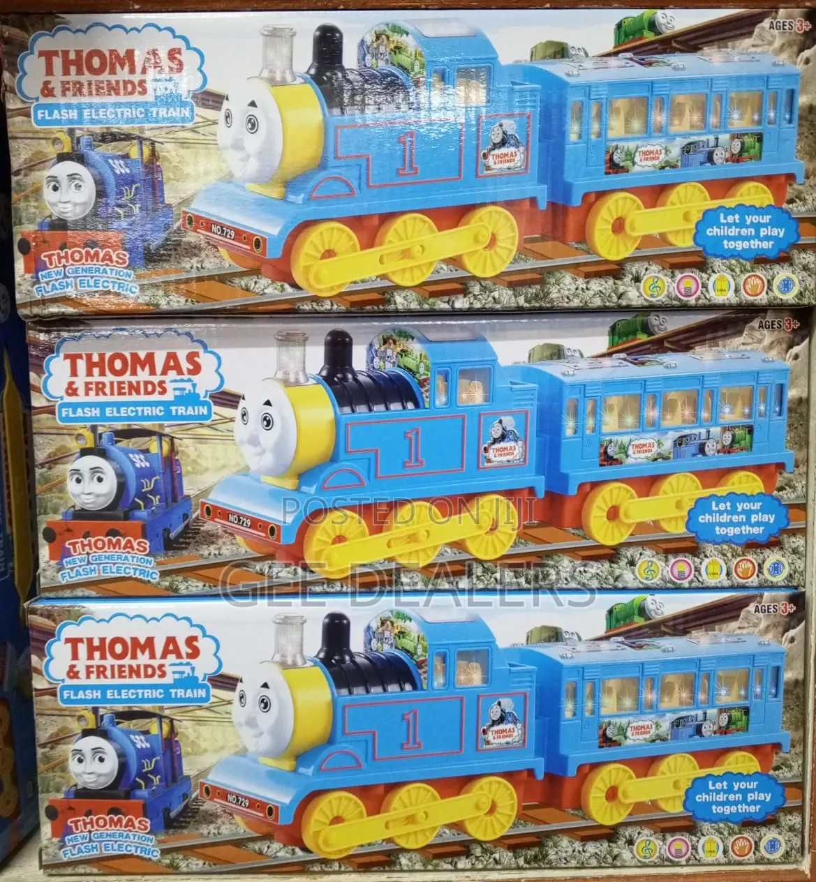 Thomas Flashing Electric Train- Battery Powered