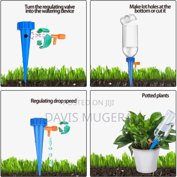20 Pack Auto Drippers Self Plant Watering Spikes Automatic - thumbnail 8
