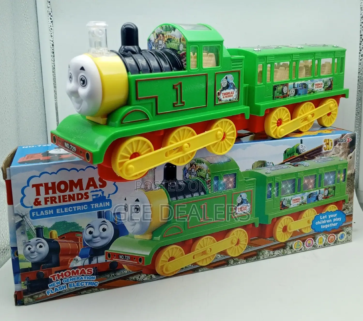 Battery Powered Flashing Electric Train