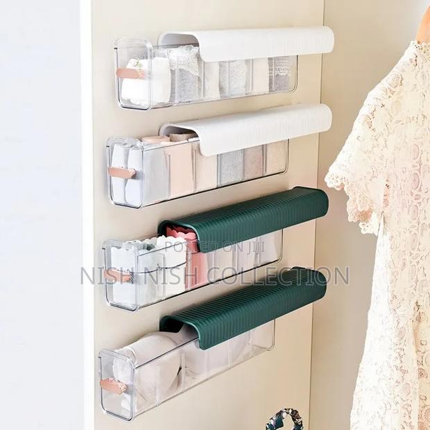 Wall Hanging Transparent Socks, Underwear,Storage Organizer - thumbnail 2