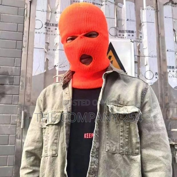 Full Face Mask Knitted Pullover Hat for Men Ski Balaclava - thumbnail 5