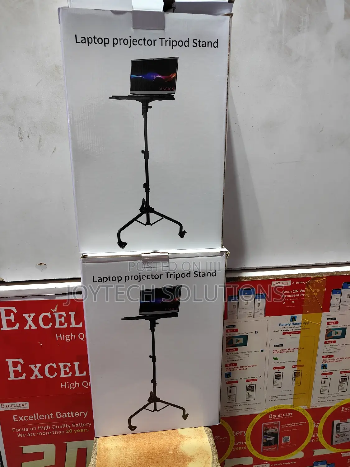 Improved Laptop Stand With Wheelers