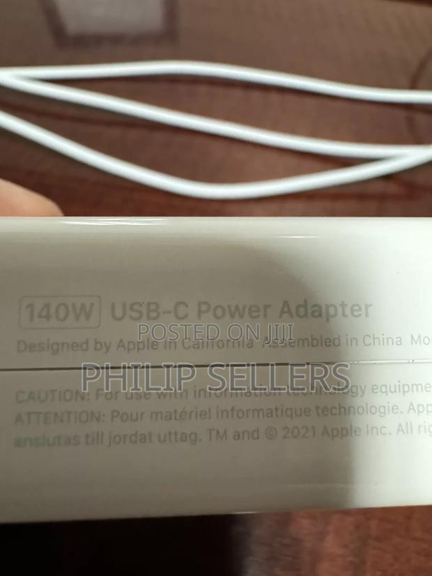 Genuine Apple 140W USB-C Power Adapter and Cable - thumbnail 2