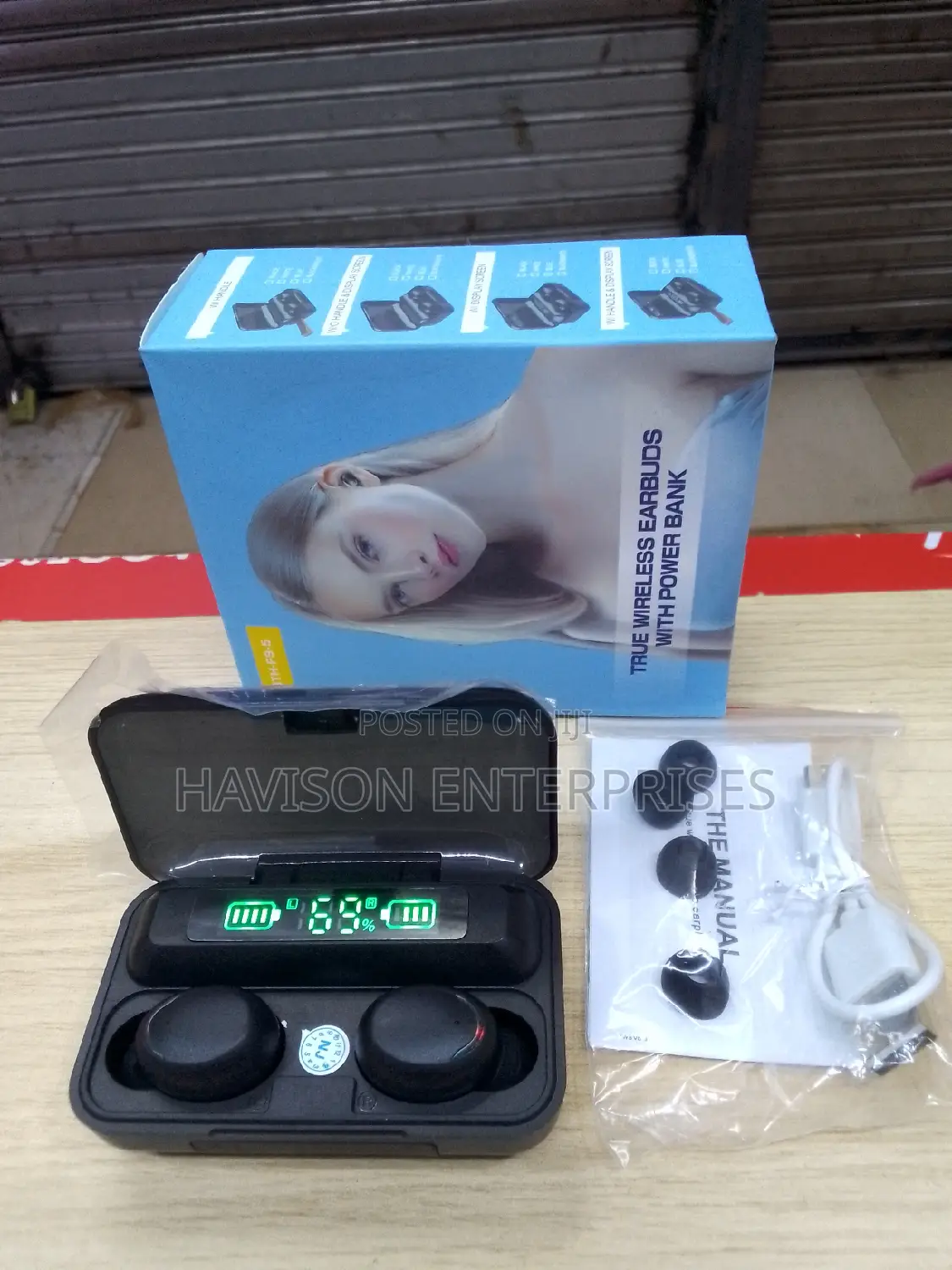 Wireless Earpods With Power Bank(F9)