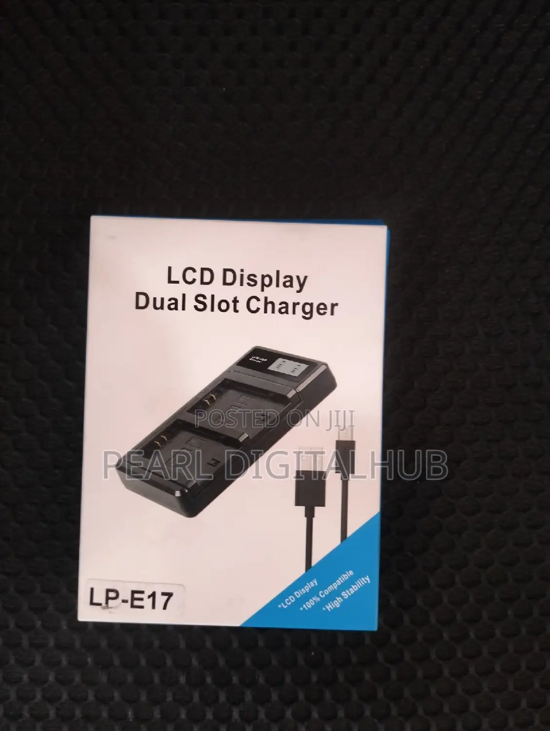 LCD Display Dual Slot Charger Lp-E17