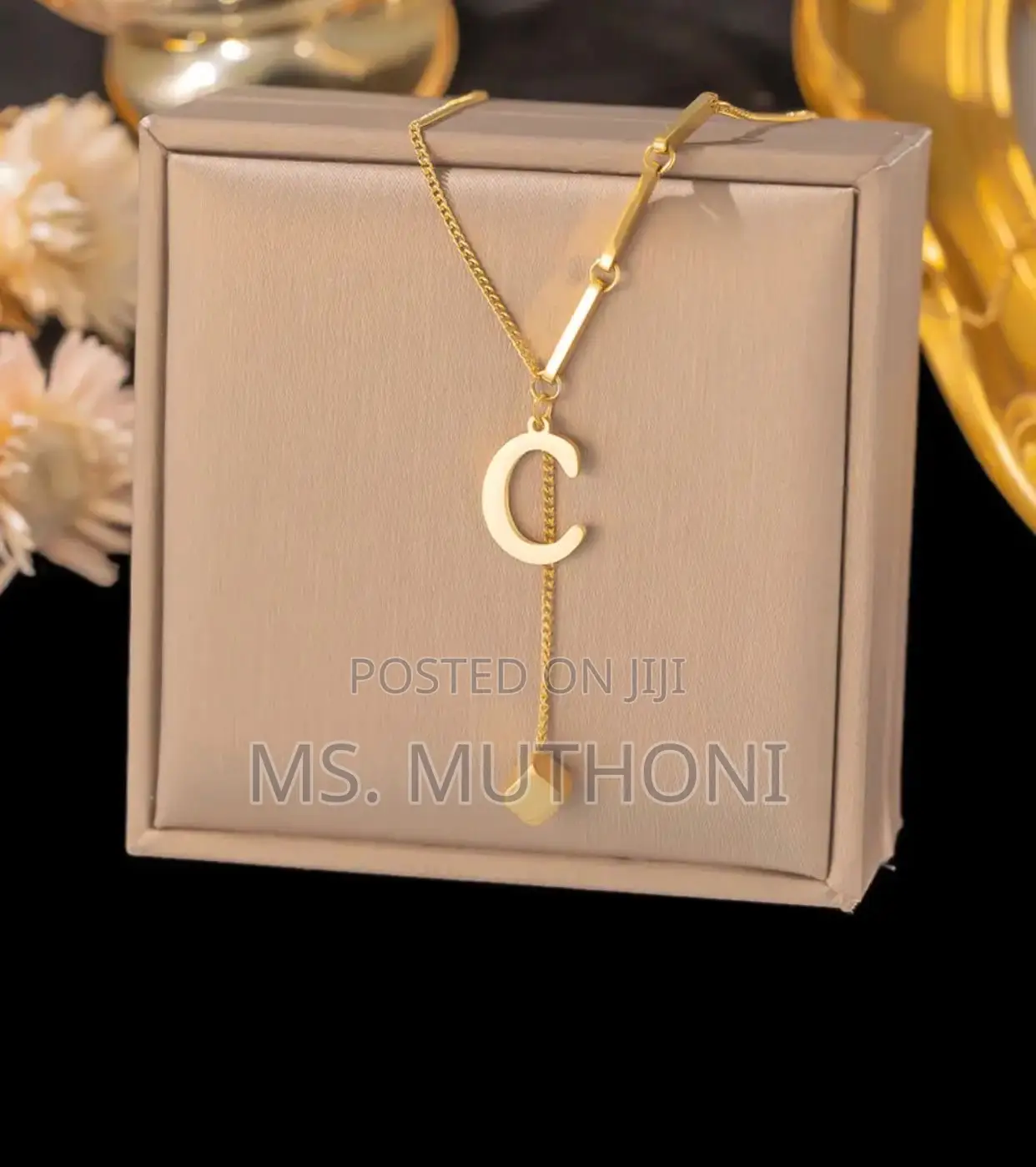 Initial Letters Hypoallergenic Necklaces Ladiesbirthday Gift