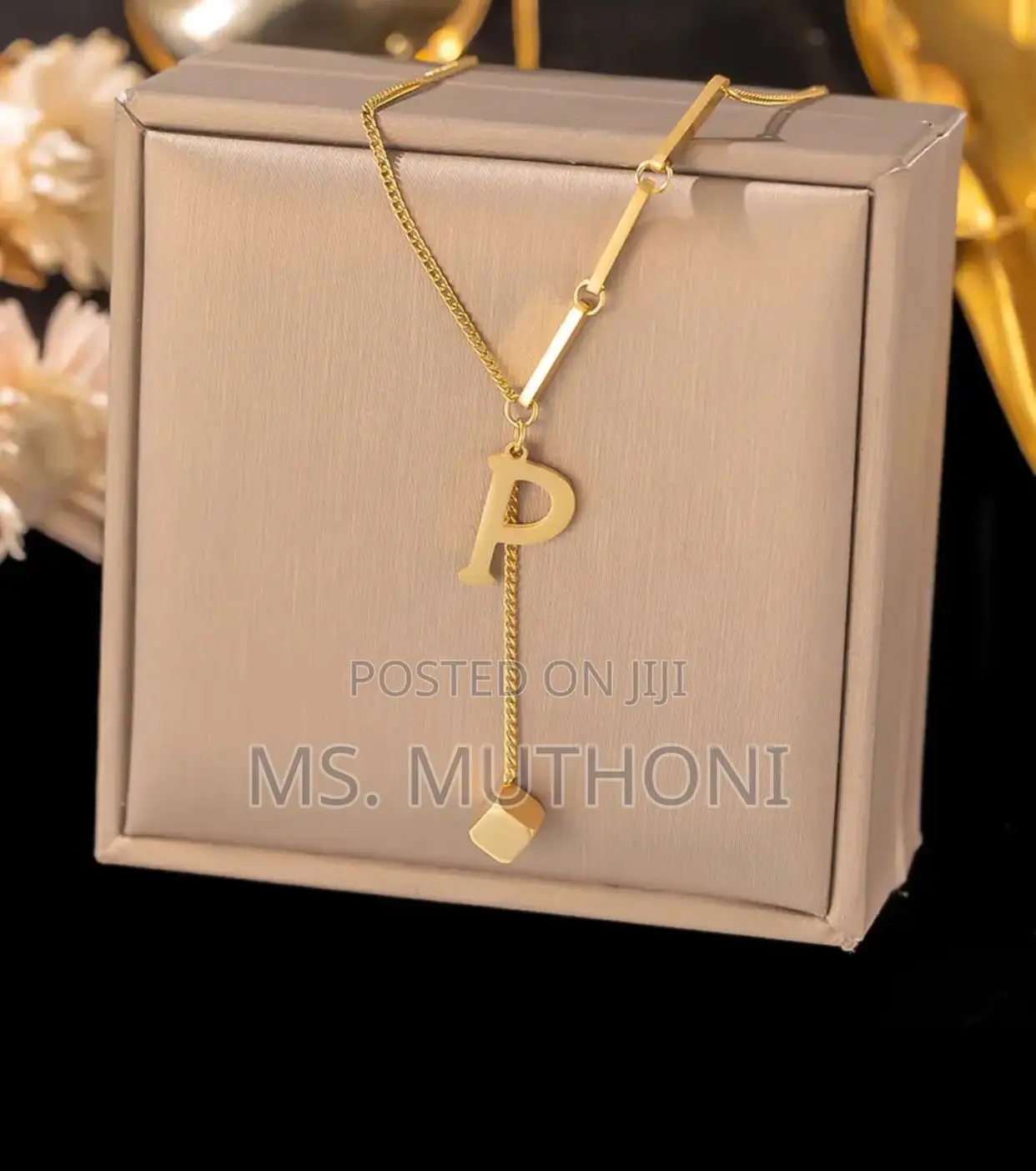 Initial Letters Hypoallergenic Necklaces Ladiesbirthday Gift