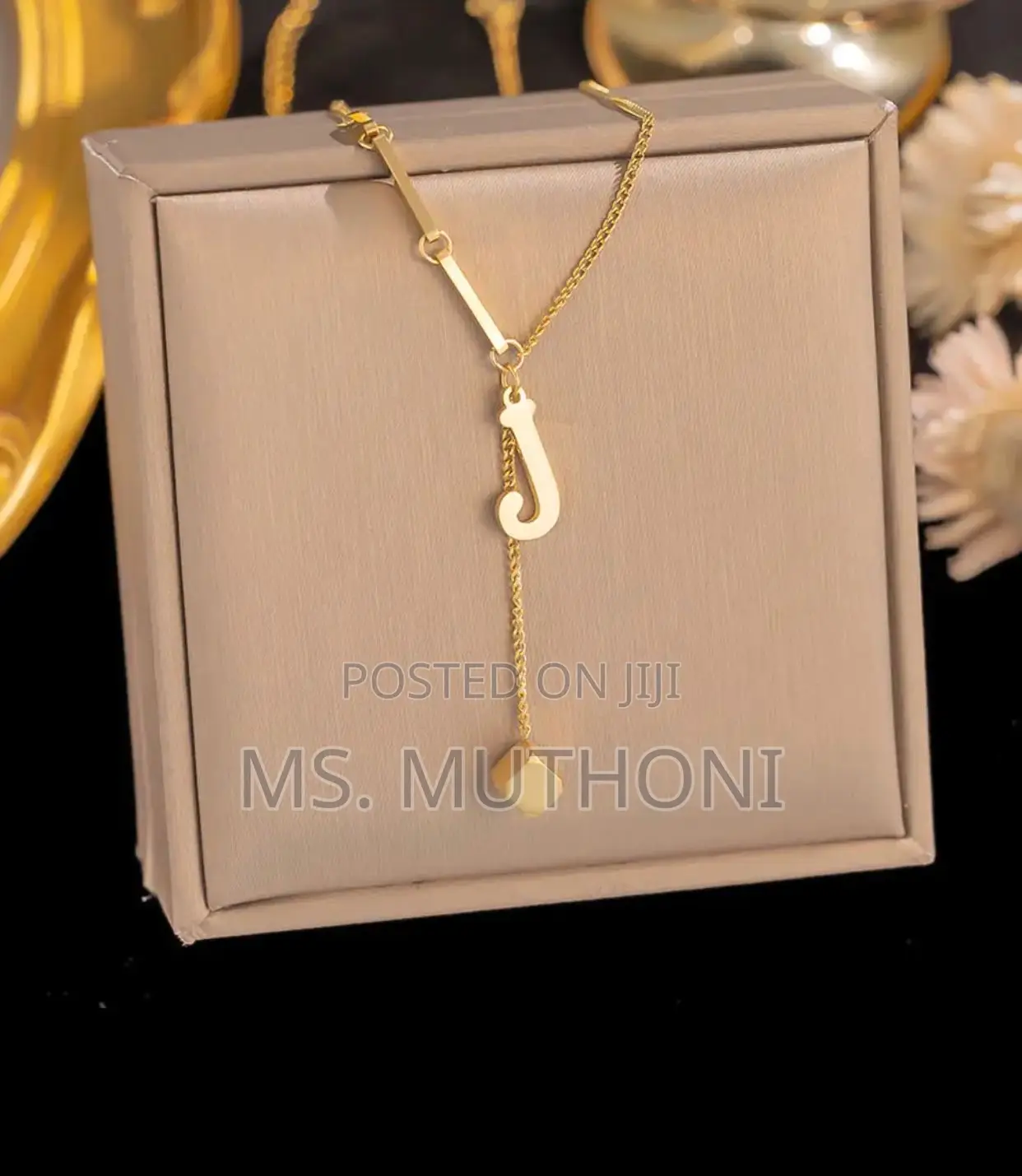 Initial Letters Hypoallergenic Necklaces Ladiesbirthday Gift