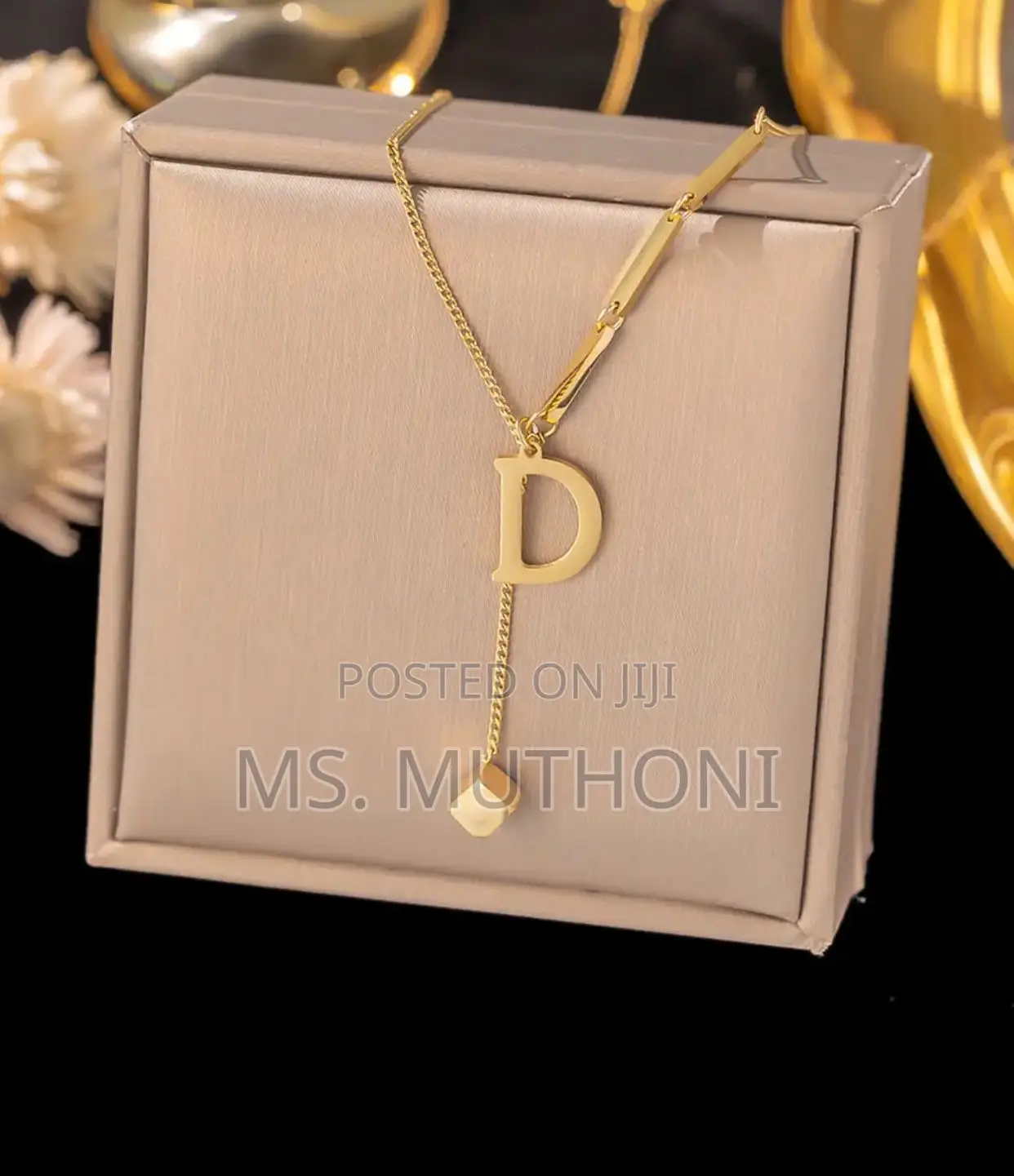 Initial Letters Hypoallergenic Necklaces Ladiesbirthday Gift