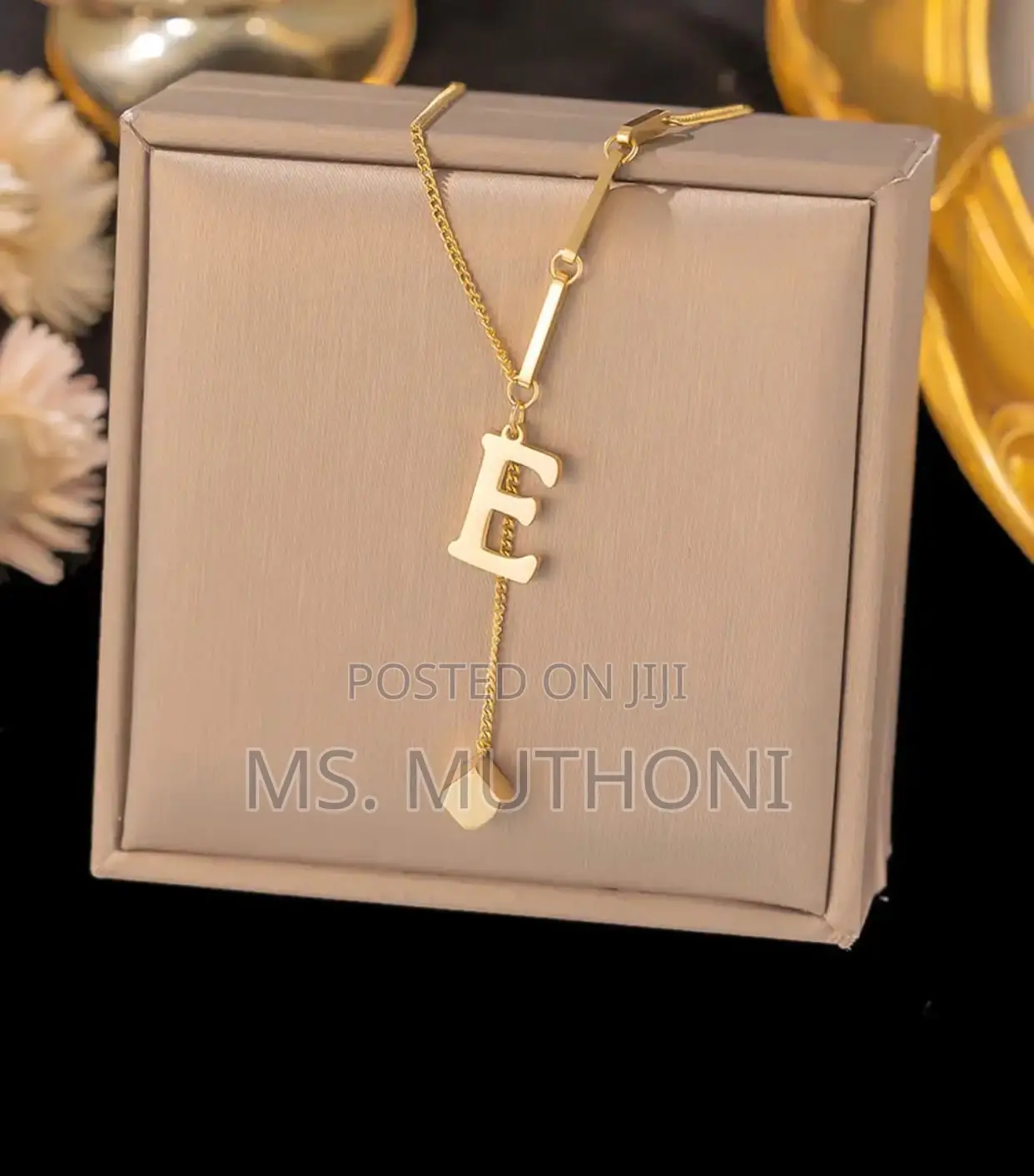Initial Letters Hypoallergenic Necklaces Ladiesbirthday Gift
