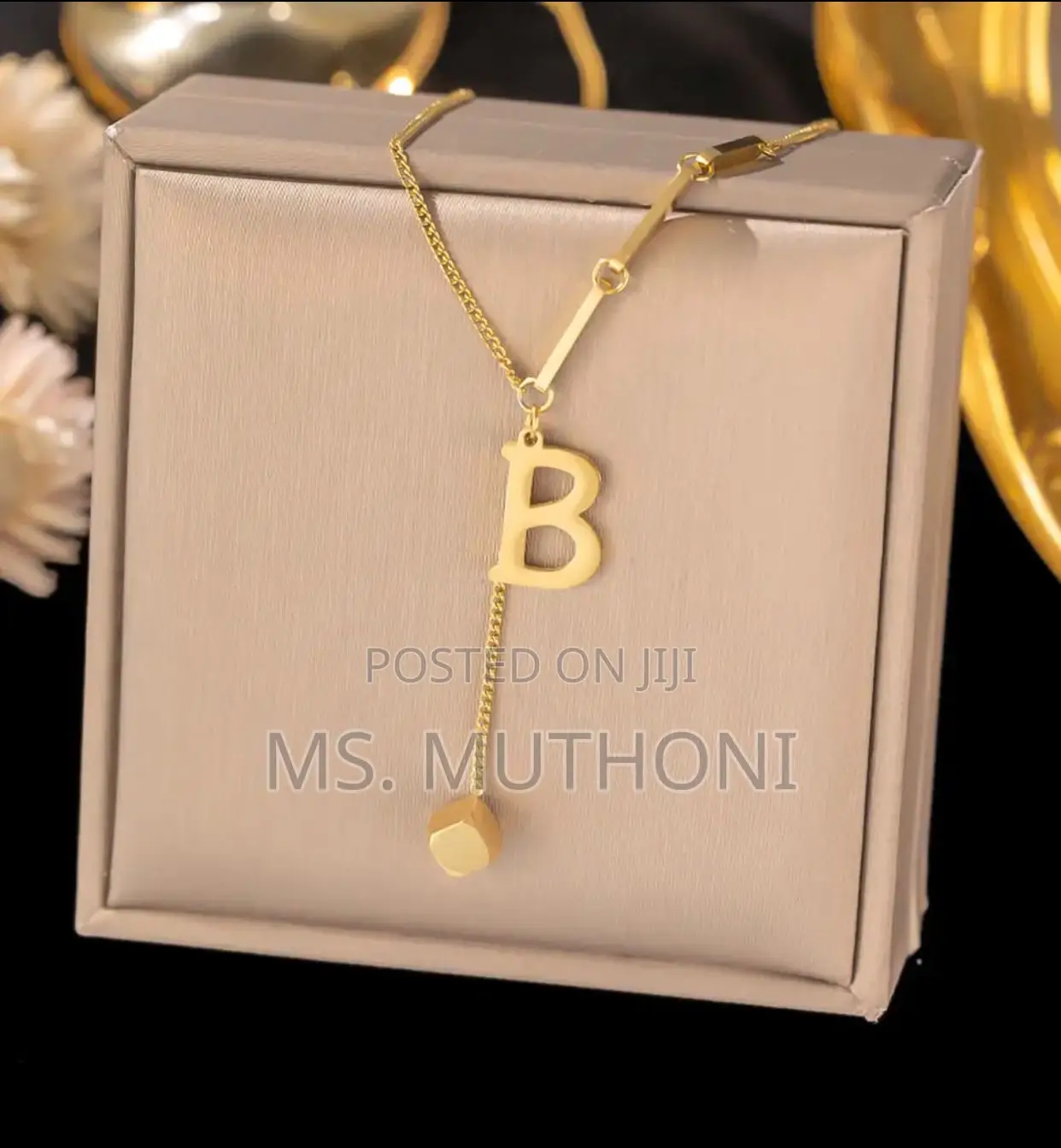 Initial Letters Hypoallergenic Necklaces Ladiesbirthday Gift