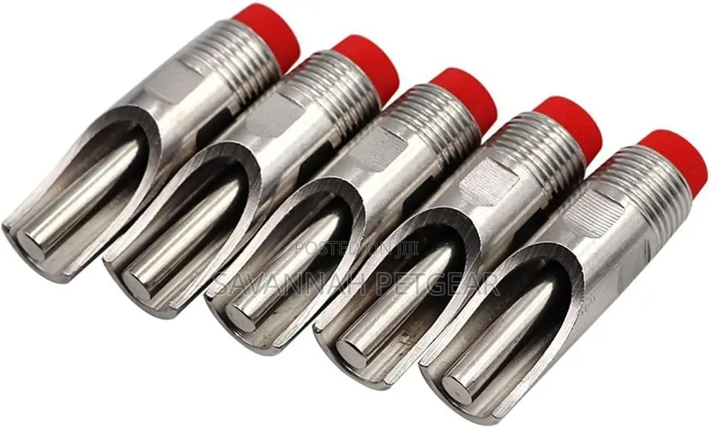 5 PCS Thread Stainless Steel Automatic Pig Waterer Nipple