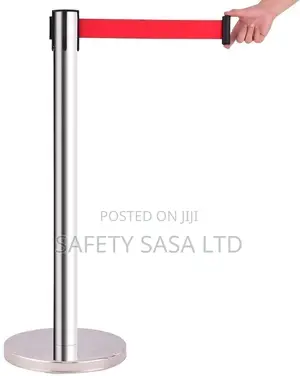 Stainless Steel Crowd Control Stanchions With 2m Retractable