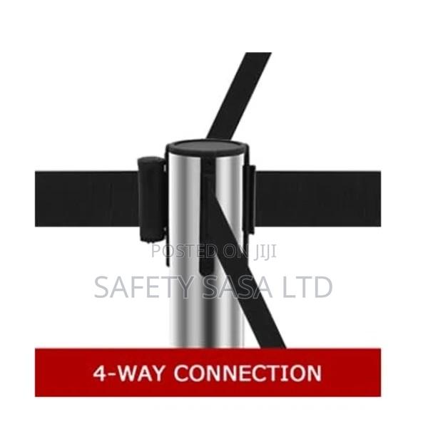 Stainless Steel Crowd Control Stanchions With 2m Retractable - thumbnail 5