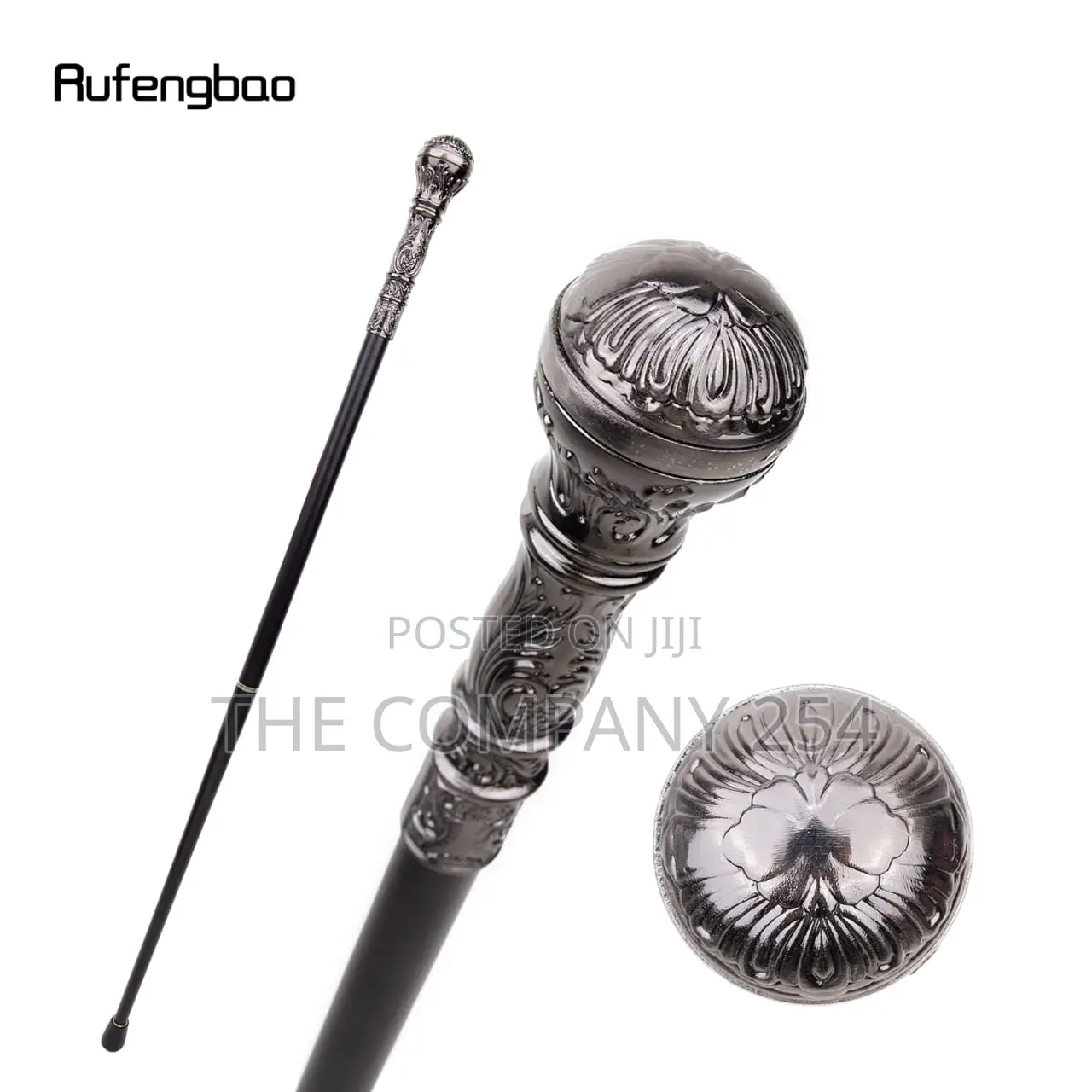 Gold Luxury Lion Head Congolese Walking Sticks