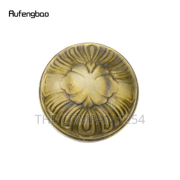 Gold Luxury Lion Head Congolese Walking Sticks - thumbnail 14