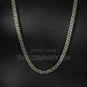 New 9MM Hip Hop Men Women Prong Cuban Link Chain Necklace