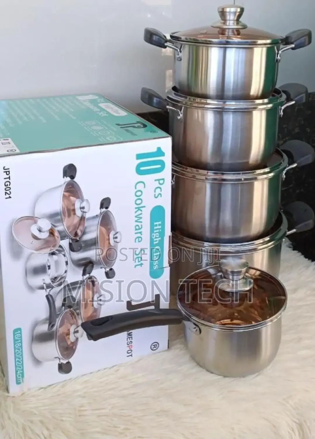 JP 10 PCS Cookware Set