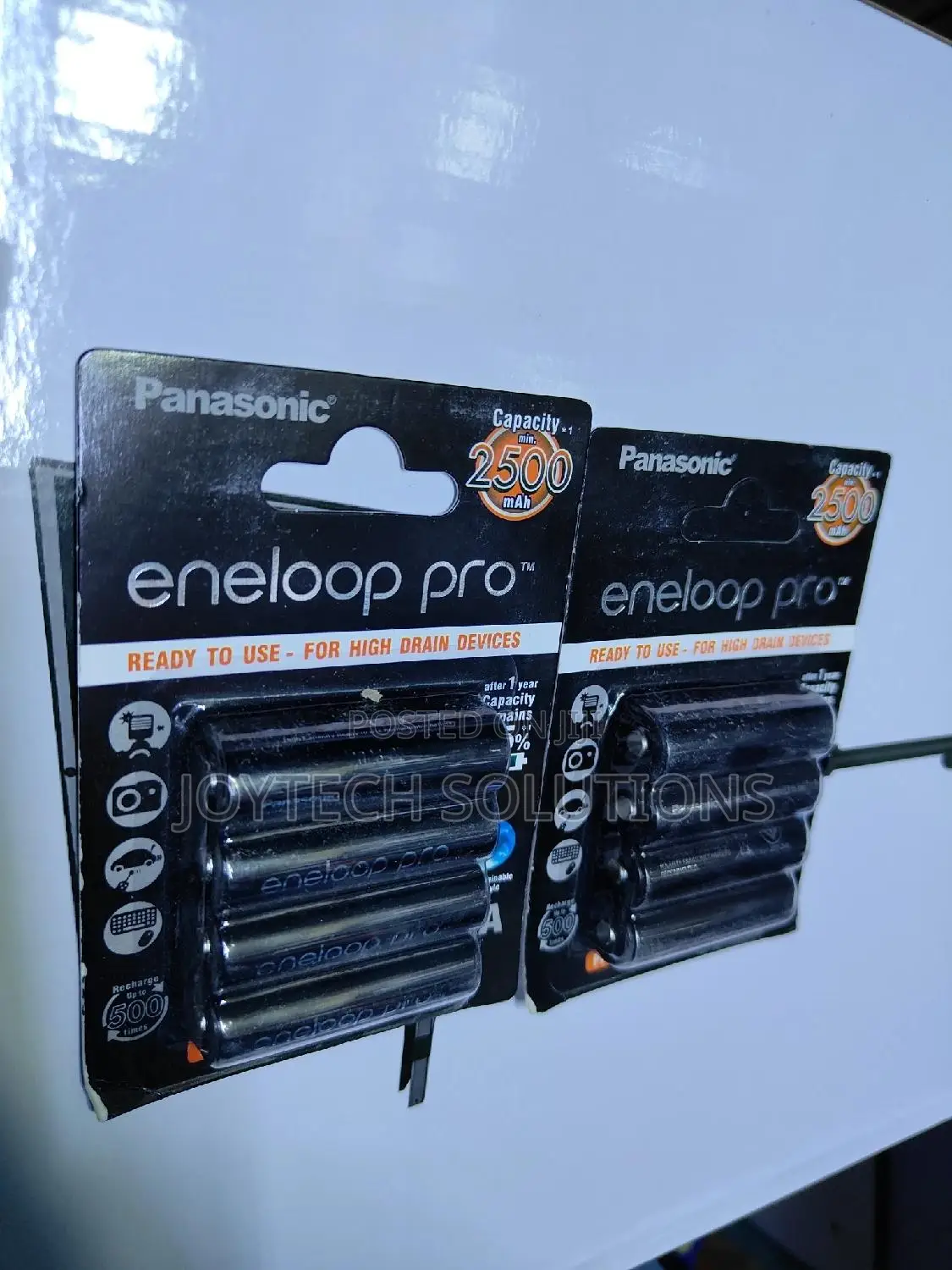 Double AA Rechargeable Panasonic Batteries. 4 PCS