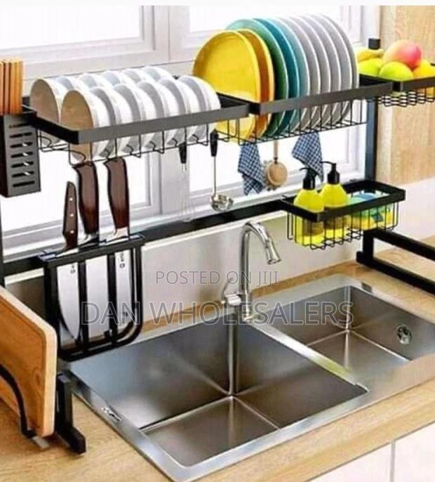 Over the Sink Dish Drying Rack and Drainer