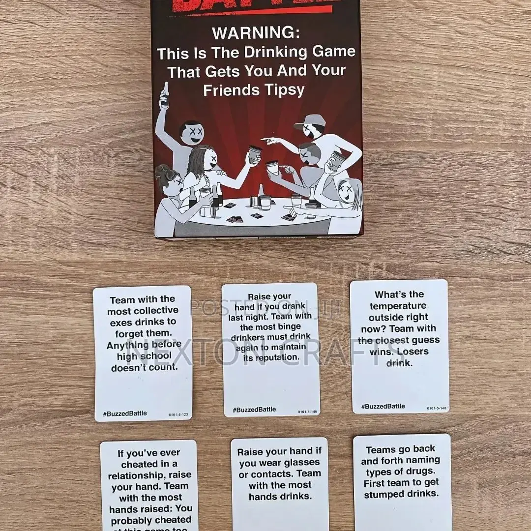 Buzzed Battle Drinking Card Game