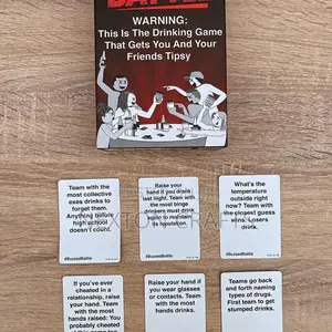 Buzzed Battle Drinking Card Game