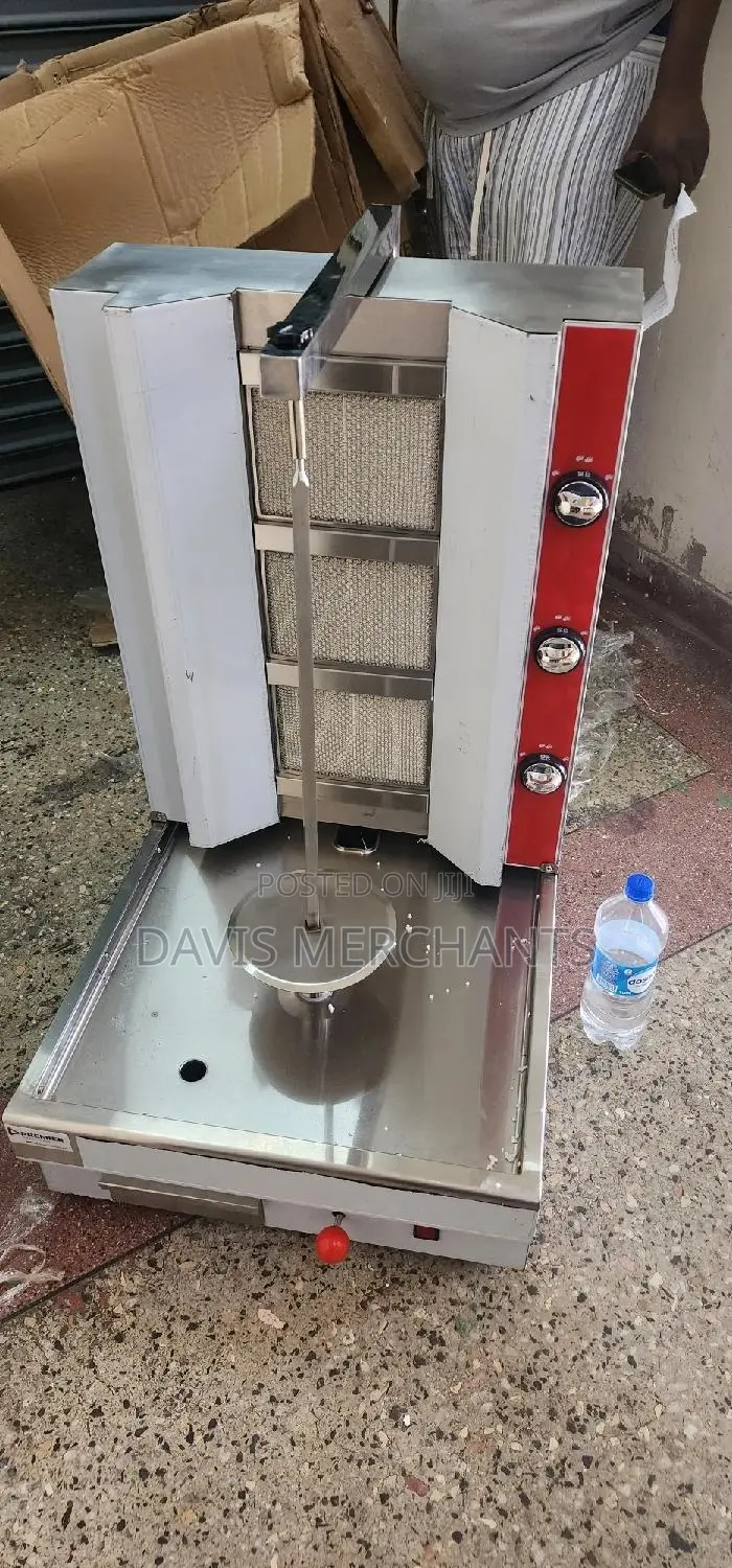 Commercial Shawarma With Electric Rotation Motor