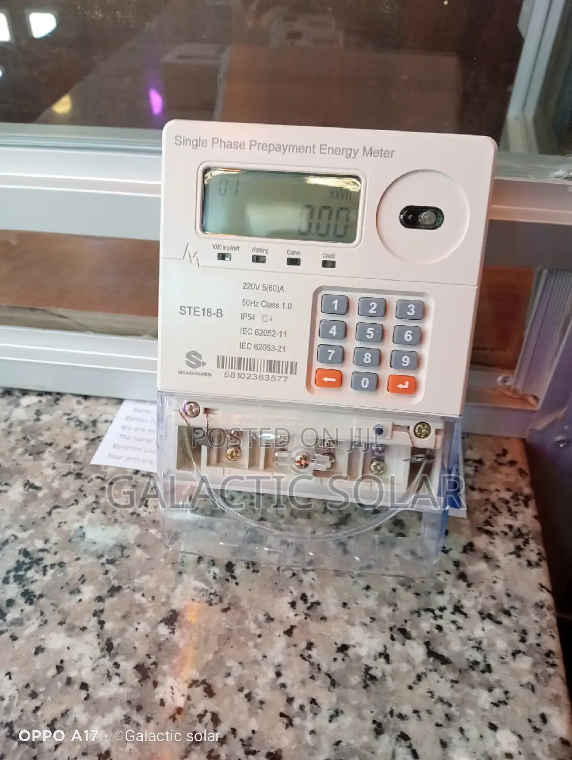 Tokens Energy Meter