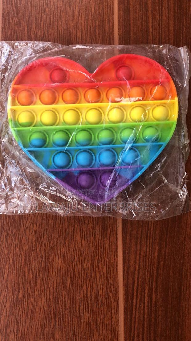 Heart Pop It Toy - main view