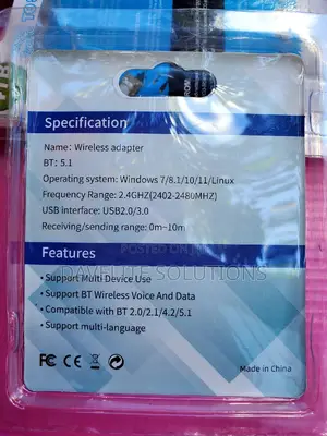 Wireless Bluetooth Adapter BT 5.1