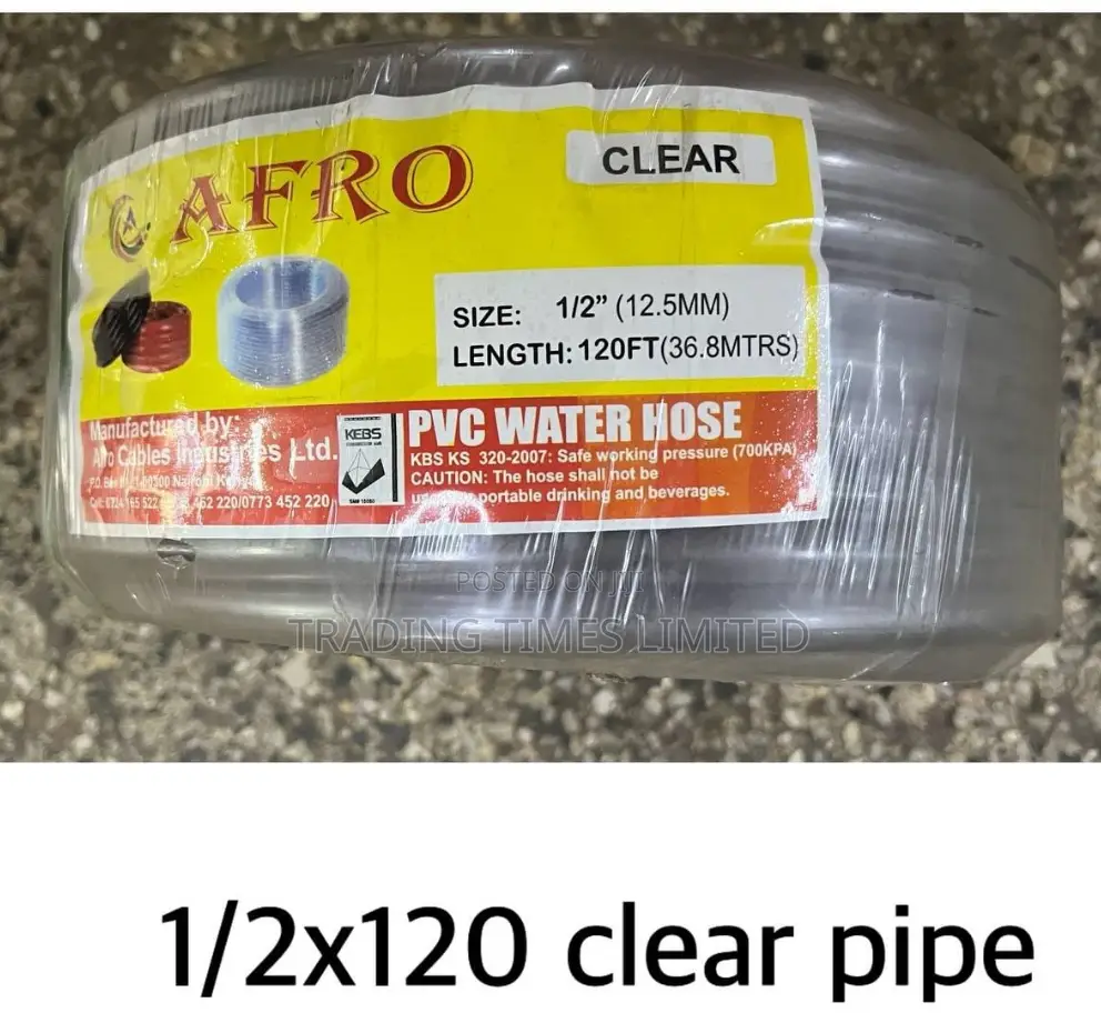 1/2*120 Clear Pipe