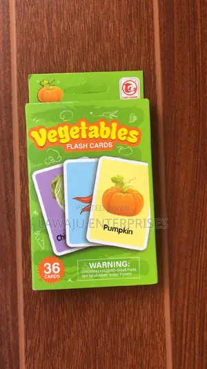 Vegetables Flash Cards