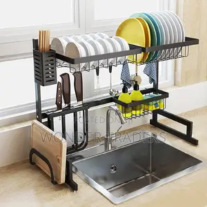 Multi-Function Dish Drying Rack Over the Sink