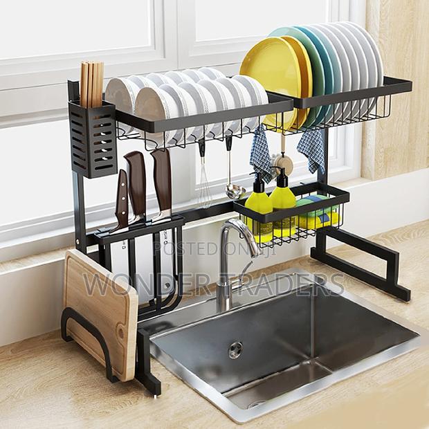 Multi-Function Dish Drying Rack Over the Sink - main view