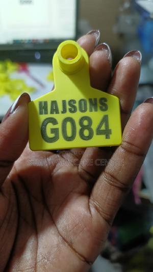 Square Shaped Goats Customised Ear Tags - thumbnail 2