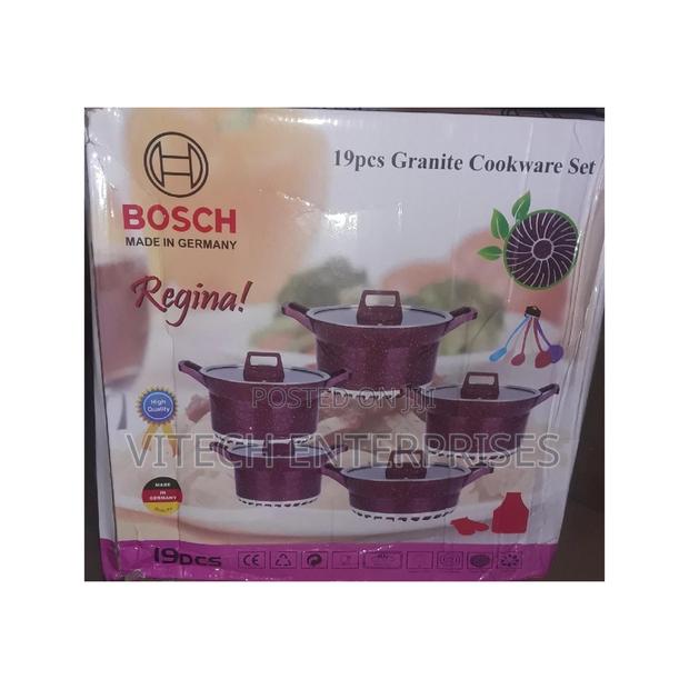 Bosch 19pcs Nonstick Kitchen Cookware Set Granite Cookware - main view