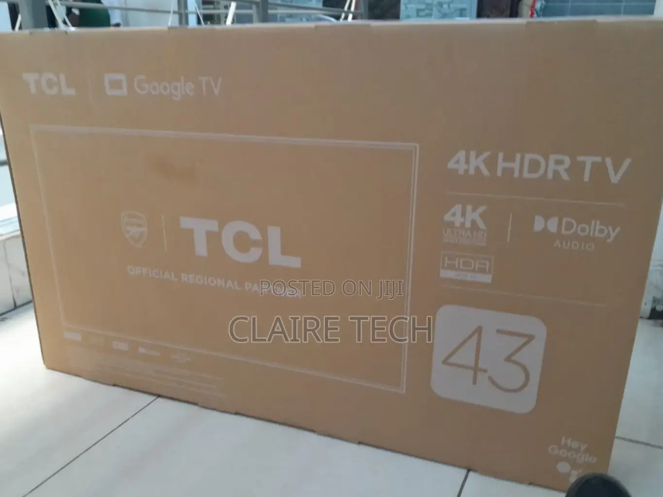 Newtcl 43 Inches Google Tv Ultra Hd Frameless Tv