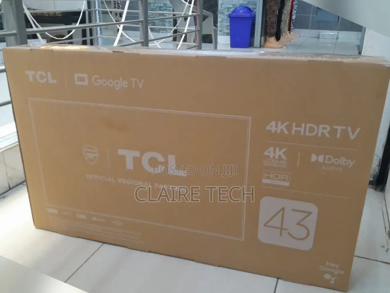 Newtcl 43 Inches Google Tv Ultra Hd Frameless Tv