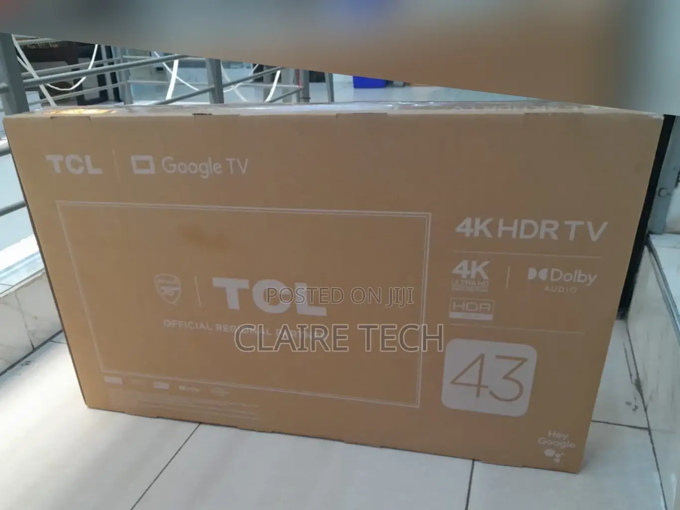TCL 43 Inches Smart Tv Google Ultra Hd Frameless Tv