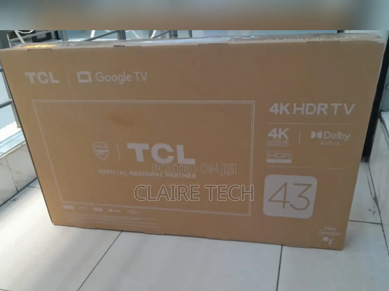 Brand New TCL 43 Inches Smart Tv Google Ultra Hd