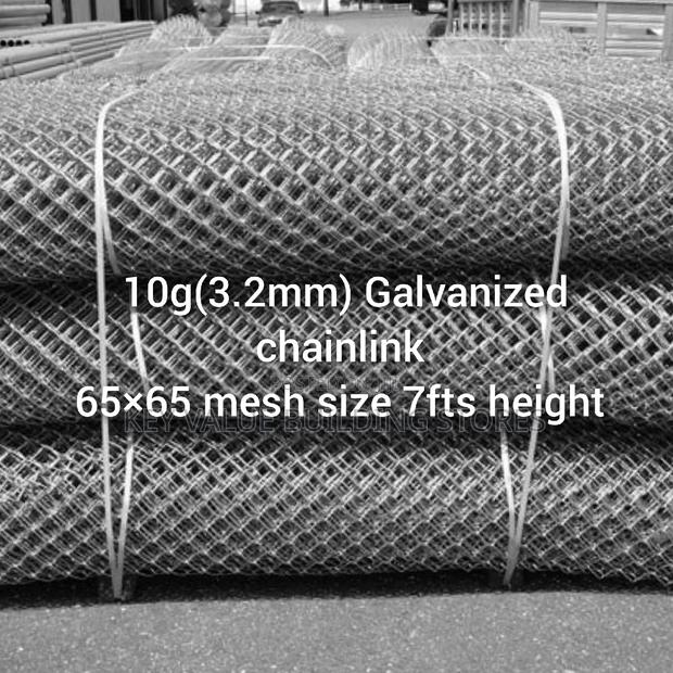 Heavy Galvanized Chainlink 10g 65×65 7fts